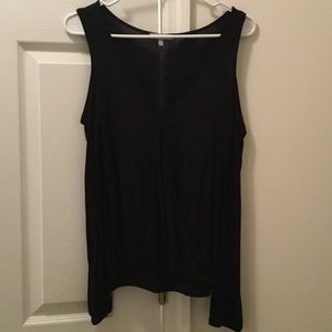 Cold shoulder long sleeve top